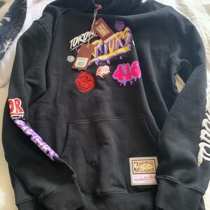 Mitchell & Ness Black Hoodie Raptors